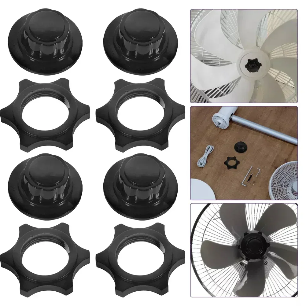 

4pcs Electric Fan Accessories Nuts Fan Part Supplies Fan Fixed Nut Cover Electric Fan Nuts Fan Nut Cover