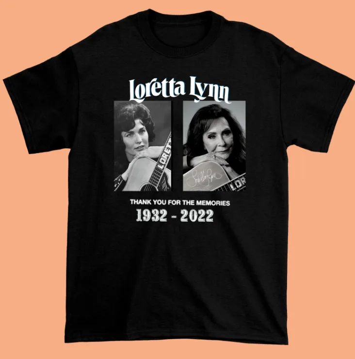 Loretta Lynn t shirt, cotton, unisex t shirt, cotton new shirt, new Cotton Luxury brand vintage oversized