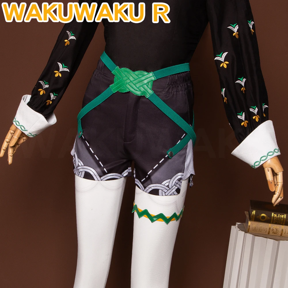 أزياء حسناء التأثيرية لعبة Zenless Zone Zero WakuWaku-R ZZ فستان نسائي حسناء جديد أزياء تنكرية للبشرة