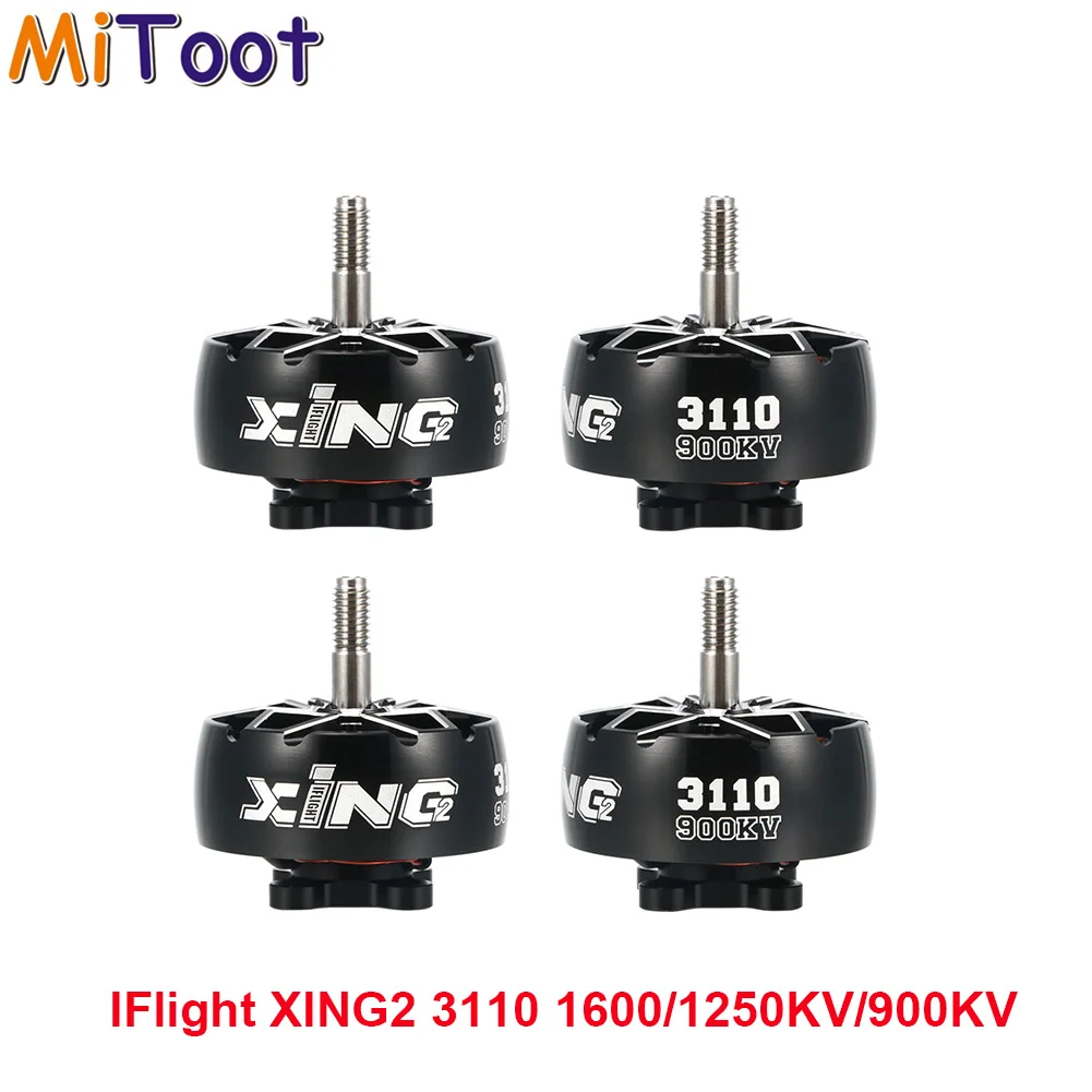 4pcs/set iFlight XING2 3110 900/1250/1600KV Brushless Motor 6S 8S FPV RC Drone X-Class Cinelifter Motor Fit Taurus X8Pro Protek6