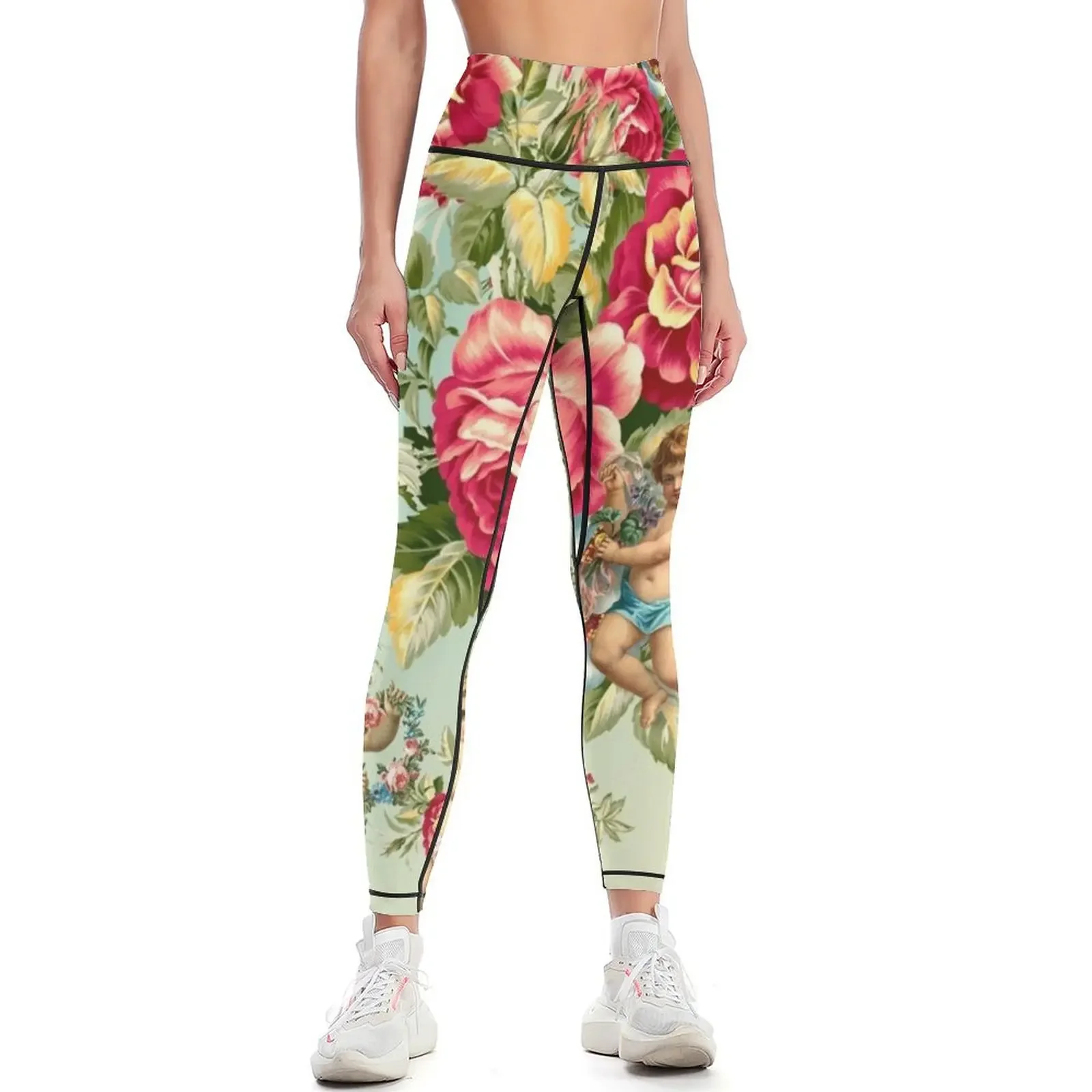 

vintage Leggings sport pants Fitness's gym clothes legging push up flared Womens Leggings