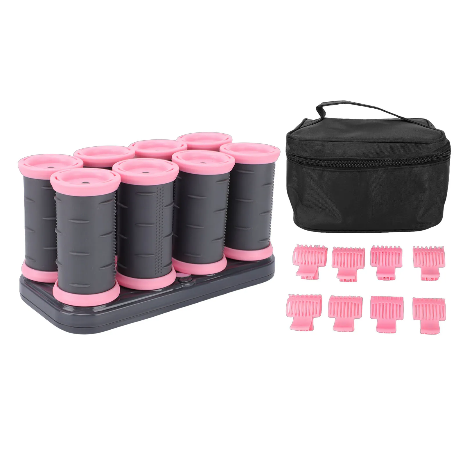 Electric Hot Rollers 8pcs 35mm Heated Hair Roller Kit Fast Heating Long Lasting Curls Electric Hot Rollers for Hair Styling