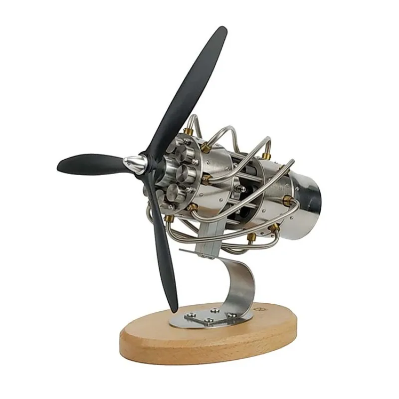 16 Cylinder Swash Plate Engine Stirling Engine Model Kit Capable of Launching Physics Educational Toys - Dropshipping