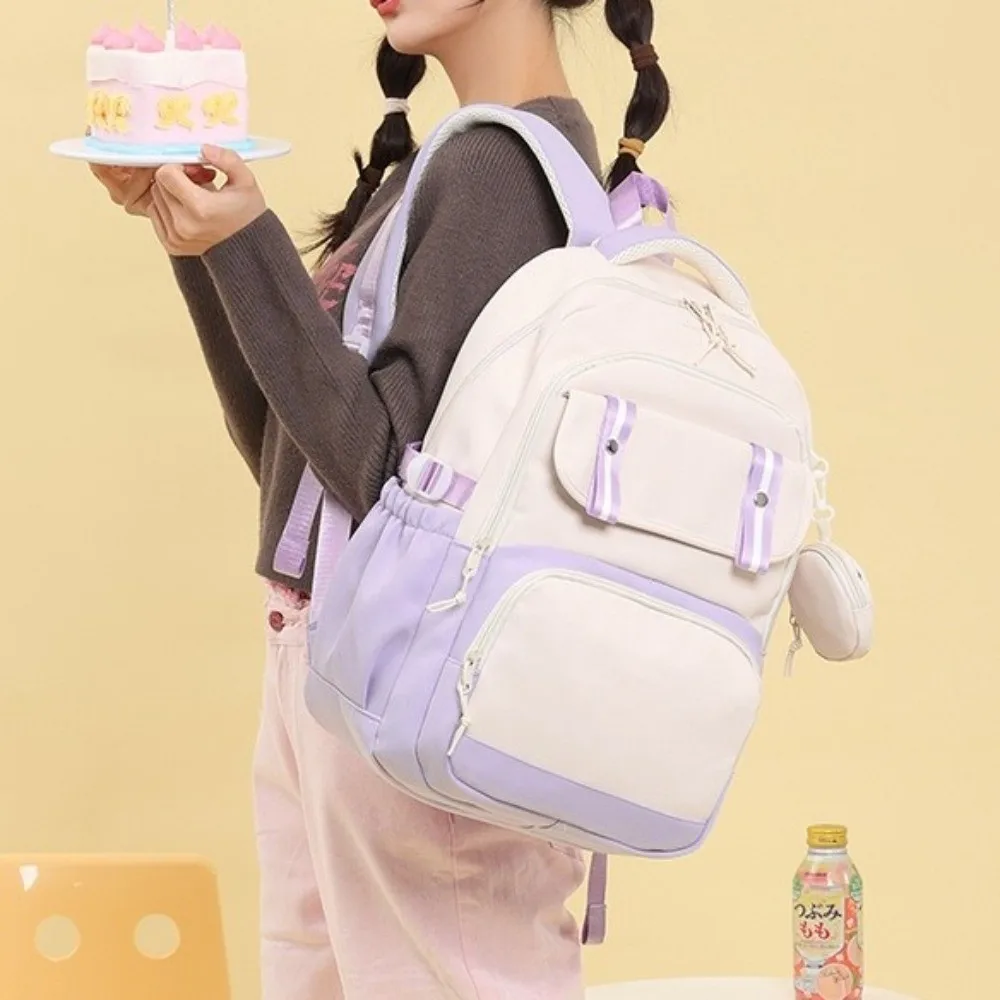 oxford-cloth-student-backpack-korean-style-harajuku-student-school-bag-large-capacity-multiple-pockets-shoulders-bag-student