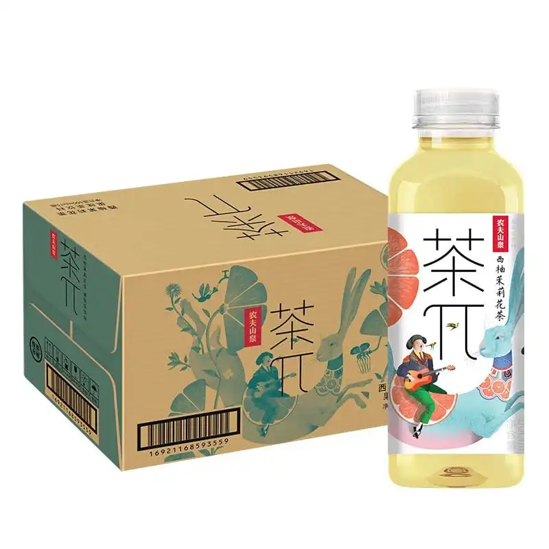 Nongfu tè primaverile Pi-tè al gelsomino al pompelmo 500ml x 15 bottiglie/custodia