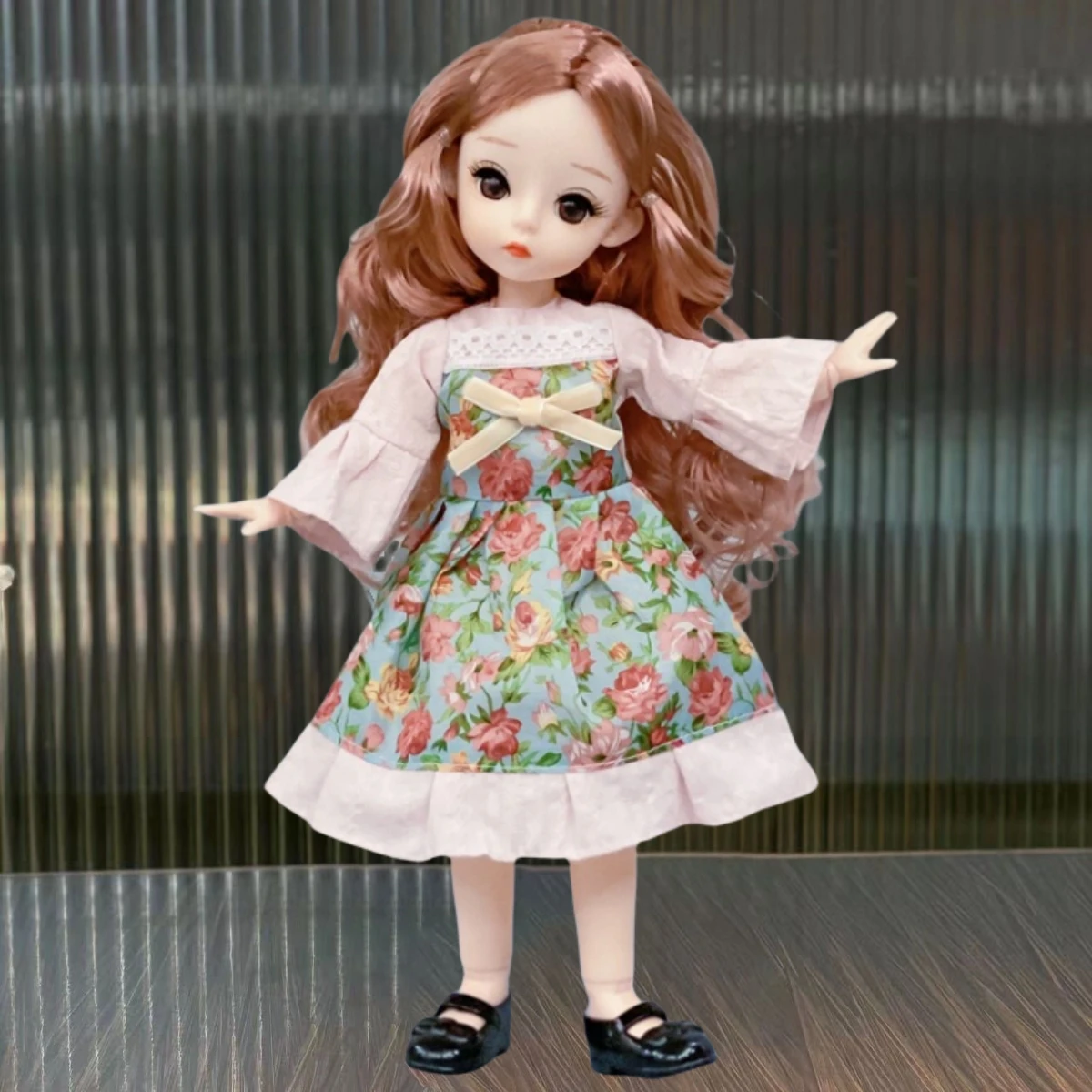 30cm Long Hair Doll 1/6 BJD Sweet Doll Dress Up Princess Girl Toy Christmas Gift Birthday Surprise