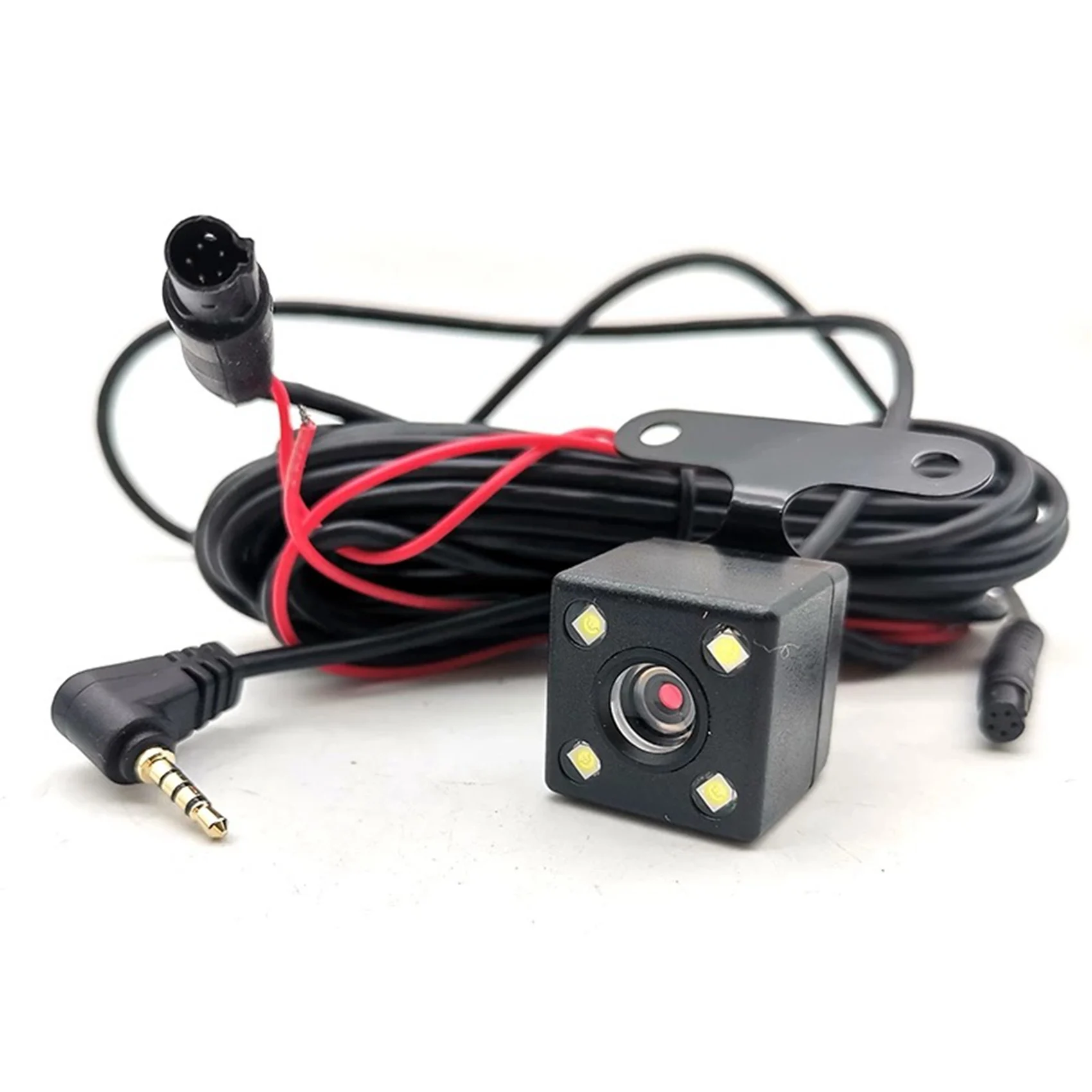 2Pcs 5 Pin Car Rear View Camera Reverse 170 Degree Wide Angle Recording Parking Waterproof Night Vision Video Camera