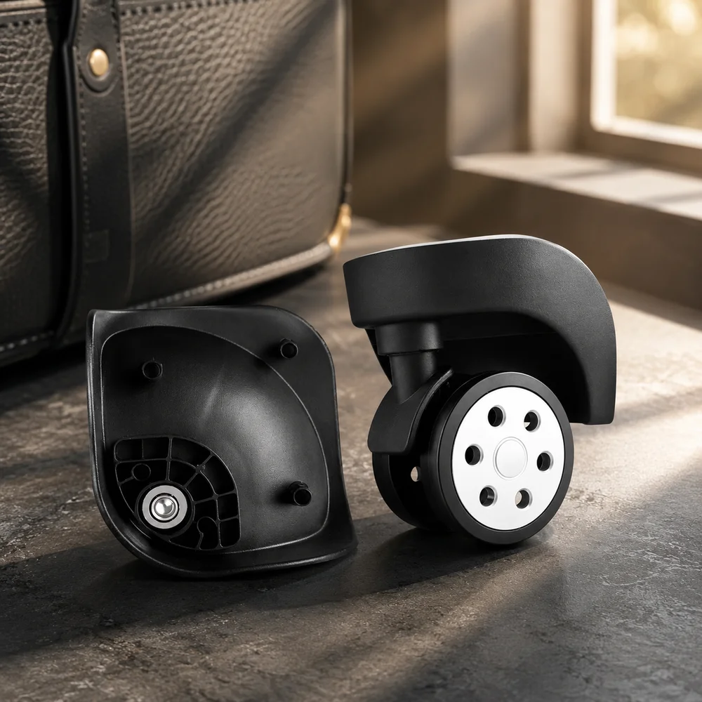 Trolley Case Wheel Hong RI A79 Accessories Silent Dual Bearing Swivel Caster Luggage Repair Replacement Wear Resistant Rubber Ro