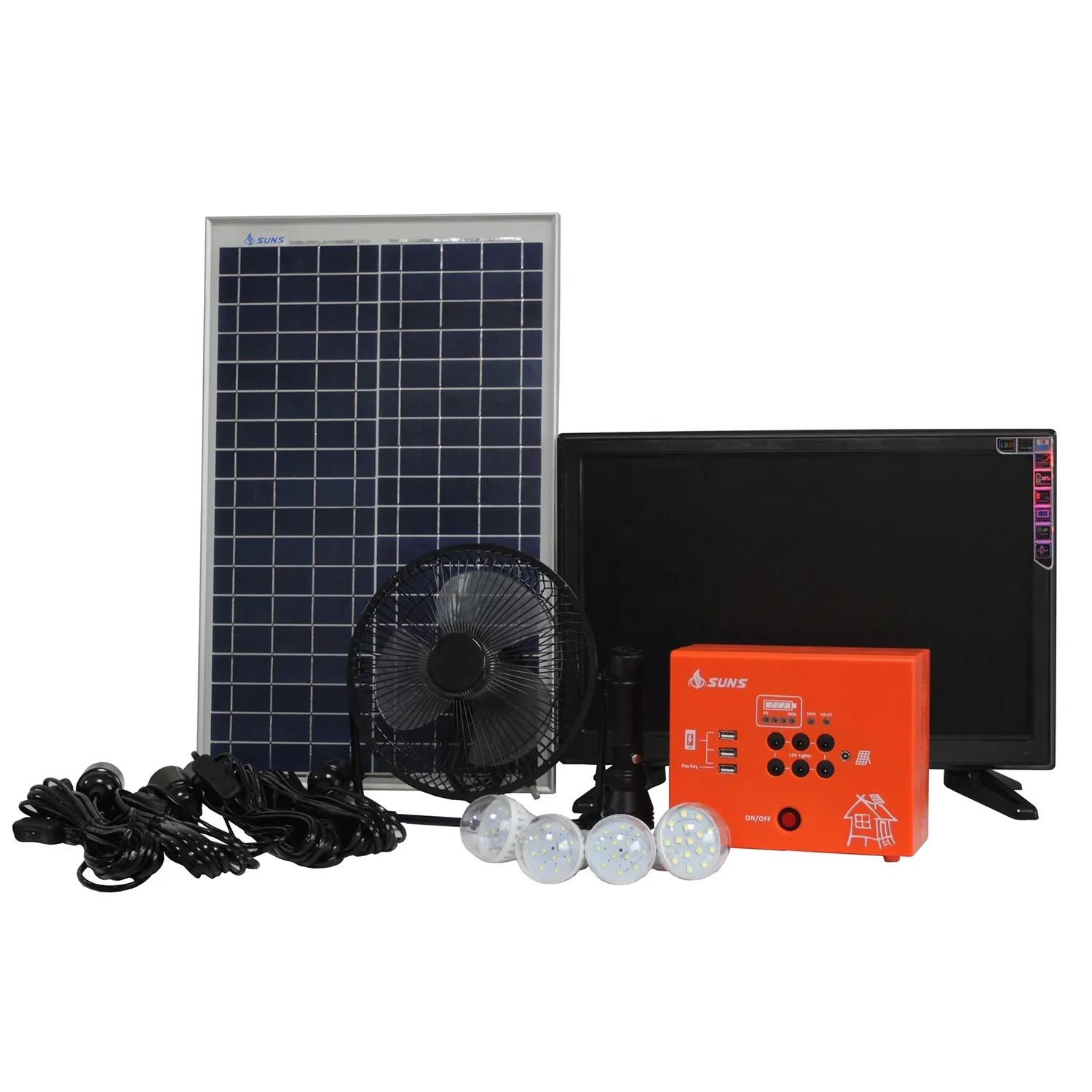 Factory direct sale high quality solar panel system kit complete 15W 20W home solar power energy system