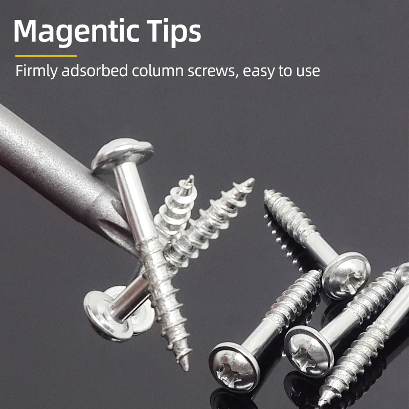 50/75/100/150mm Security Tamper Proof Magnetic Screwdriver Set Drill Bit Screw Driver Bits Hex Torx Flat Head 1/4\