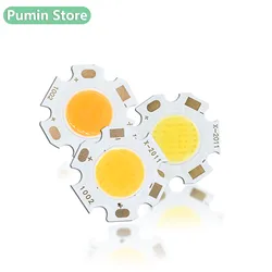 1pcs LED COB Bridgelux Chip 3W 5W 7W 10W Light-Emitting Diode 20mm 300mA LED Bulb Spotlight Downlight Light Source Accessories
