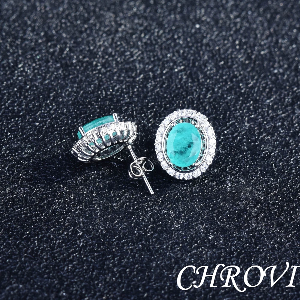925 Reines Silber Vintage-Set - Luxuriöse und elegante Halskette mit farbigen Edelsteinen, offener Ring, Ohrringe, für Damen – Detail 4
