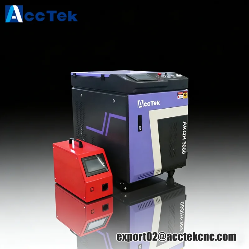 AccTek 3000w Laser Welding Machine 3in1 380v Multi-Function Soldadora Laser Handheld Laser Cleaning Welding Cutting Machine