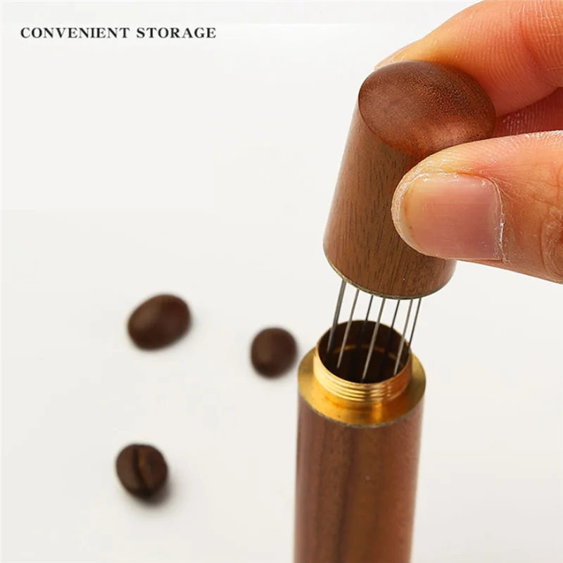 A58E-WDT Инструмент, Инструмент для раздачи эспрессо Инструмент для мешалки порошка эспрессо Игла из нержавеющей стали, Аксессуары для инструментов для бариста