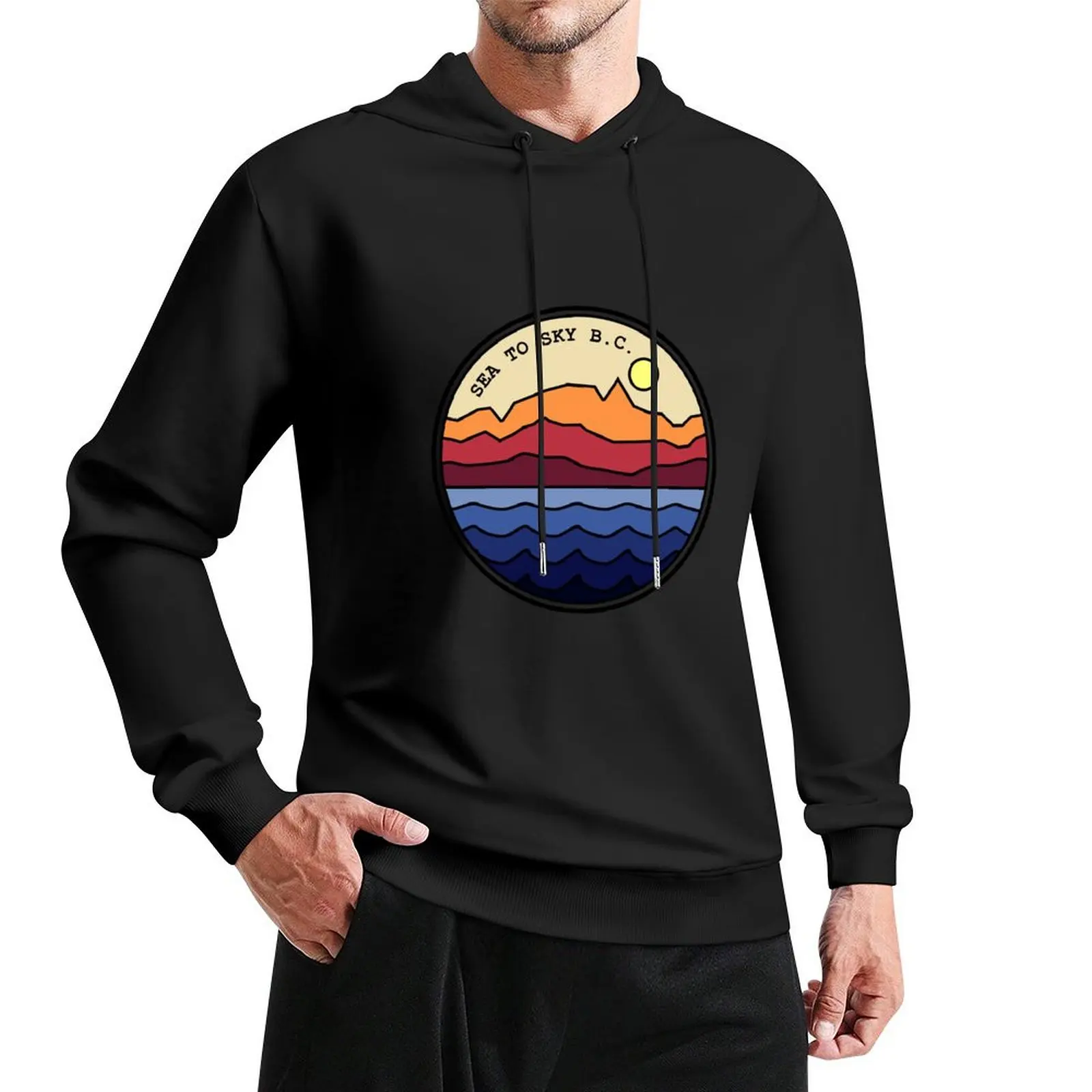 

Sea To Sky Highway B.C. Canada Pullover Hoodie anime clothes anime clothing korean autumn clothes new hoodies and sweatshirts