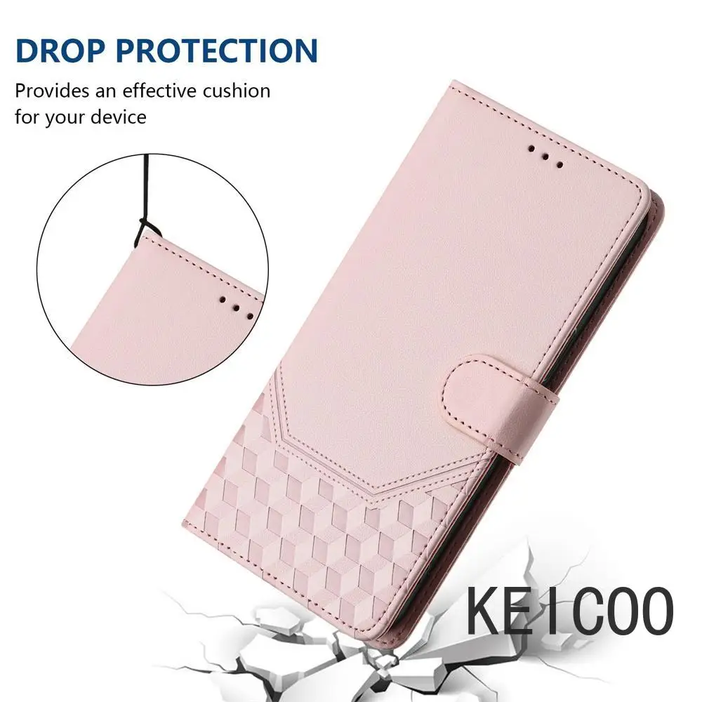 Sweatproof Shell for Xiaomi Redmi Note 11 12 11E Pro Plus 5G 4G China Honeycomb Embossed Anti-theft Brush Magnetic Clasp Cover