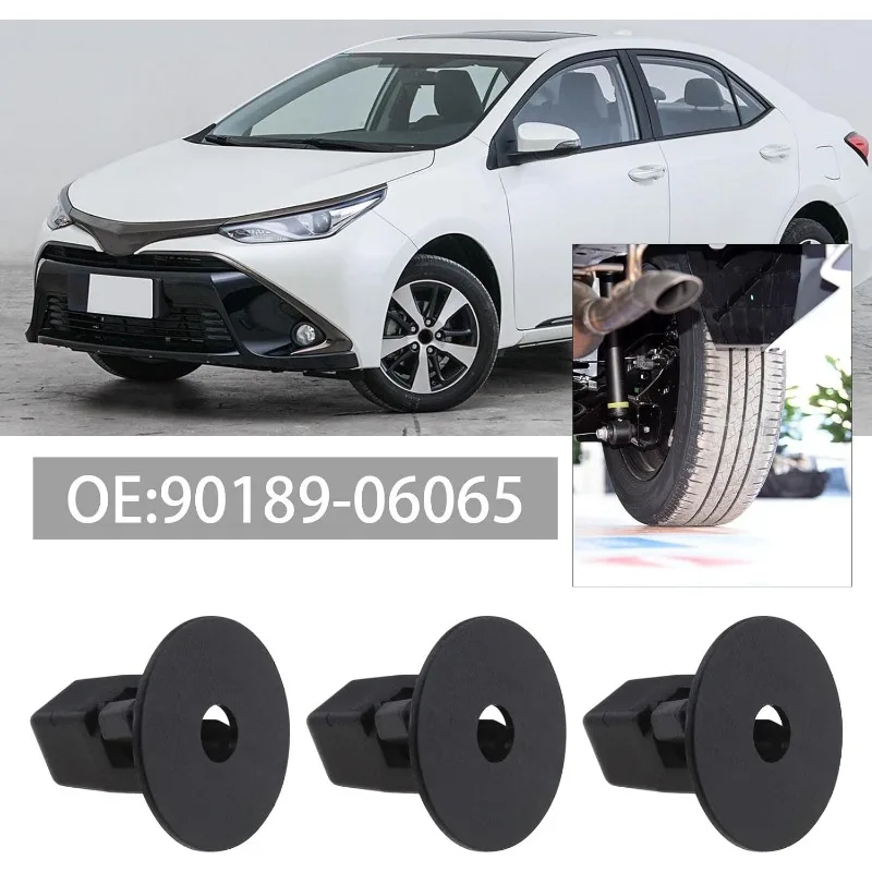 30pcs Fender Liner Clips Mud Guard Liner Splash Shield Bumper Cover Clip Screw Grommet Nut Retainer For Toyota Lexus 90189-06065