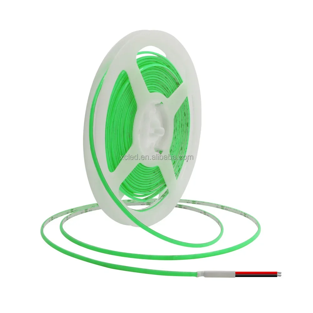 

Colorful DC 3.7V 5V 12V 2.7MM Ultra Thin IP20 COB LED Strip Lights Blue/Green/ Red/ Pink/Ice Blue High Density Uniform LED Tape