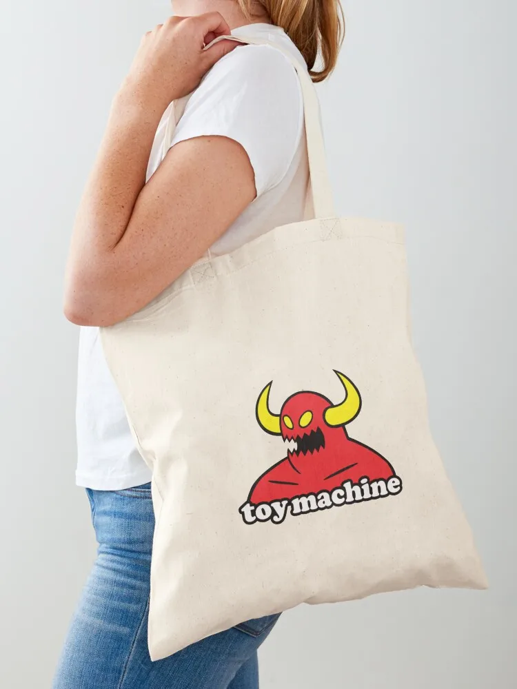 

Toy Machine Logo Tote Bag large size bags Candy bags cute tote bag personalized tote