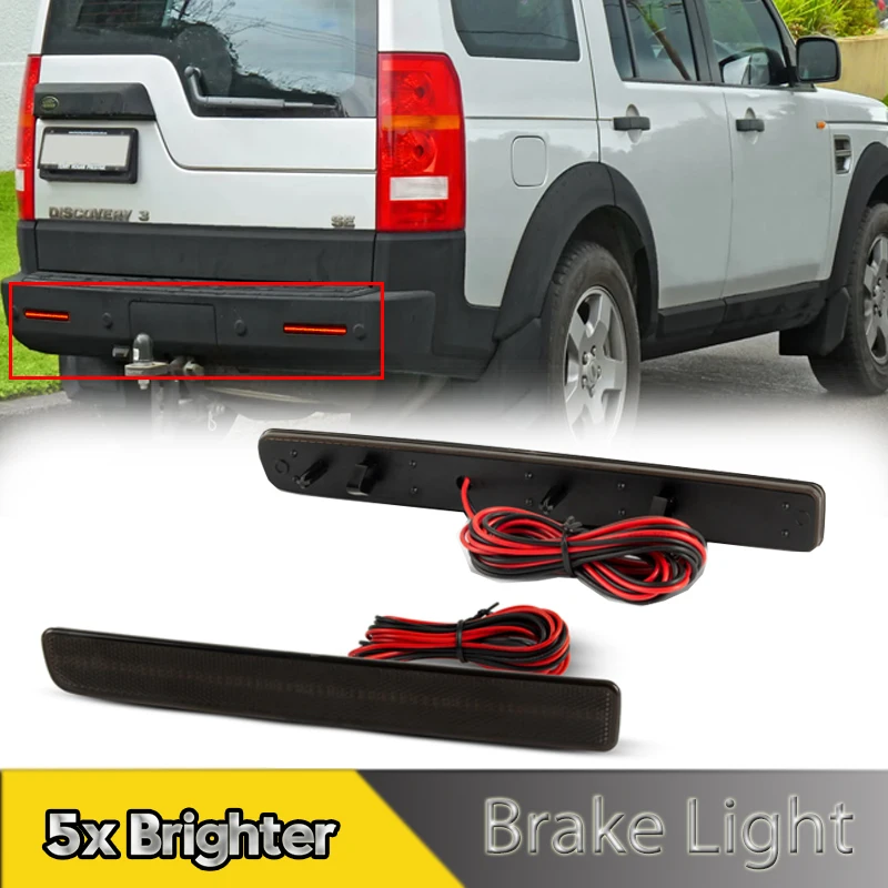 

2Pcs LED Rear Bumper Reflector Lights Tail Brake Lamps For Land Rover Range Rover Sport L320 Discovery LR3 LR4 Car Accessories