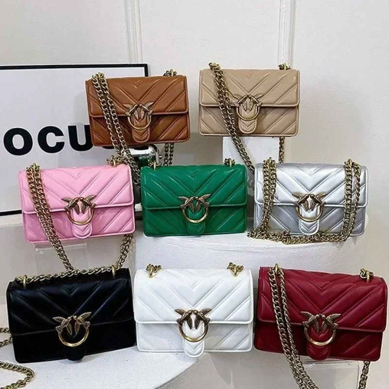 Stylish Leather Diaper Bag, Elegant Crossbody Handbag For Women, Luxury Designer Logo Large Capacity Tote Mommy Bag