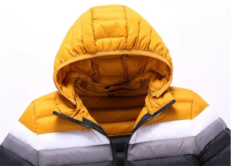 Nicewinter Warme Waterdichte Jas Mannen Nieuwe Herfst Dikke Hooded Parka Heren Mode Toevallige Jas