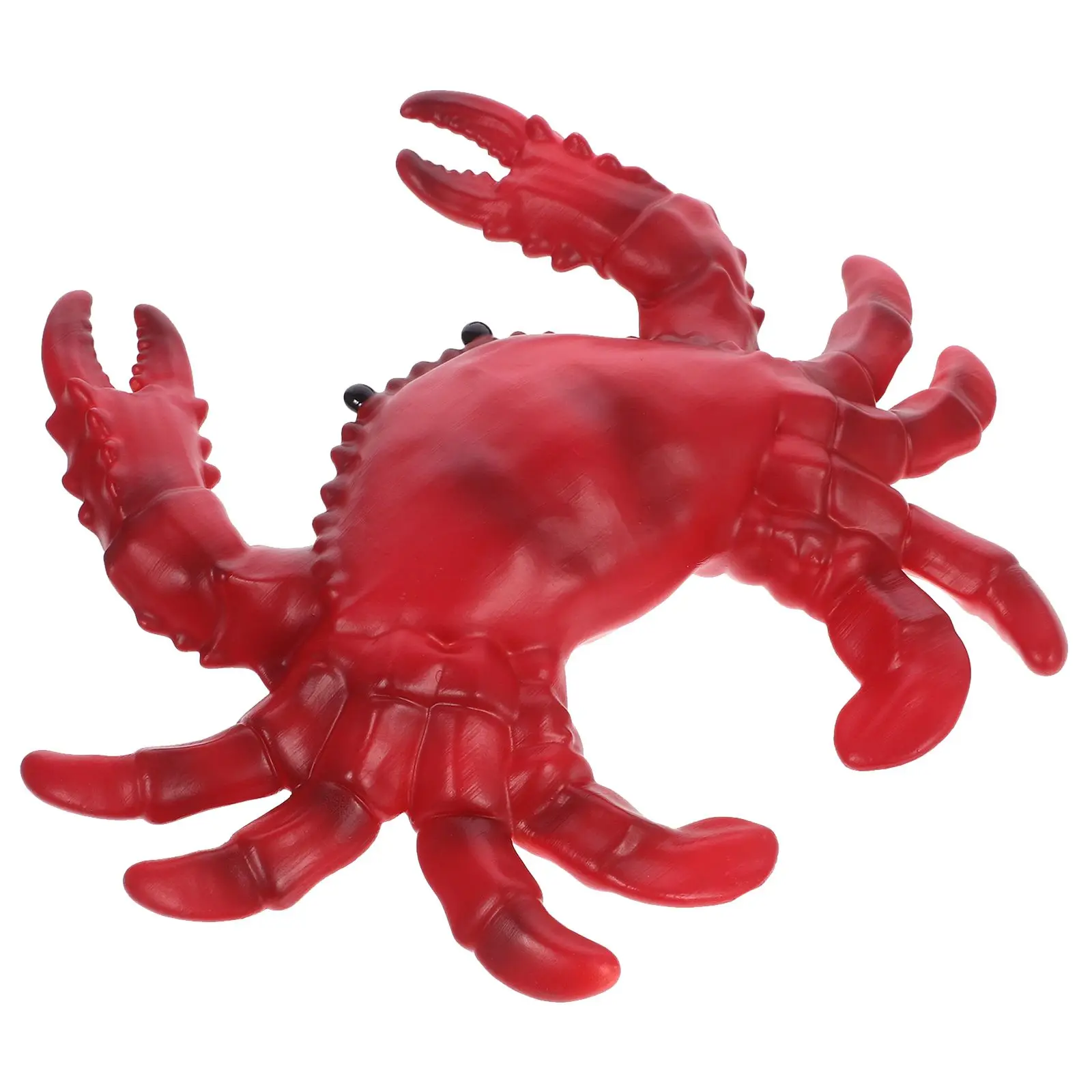 

Toy Figure Lifelike Simulation Simulation Crab Figurine Model Realistic Soft Rubber Figurines Large Red Crab Decor