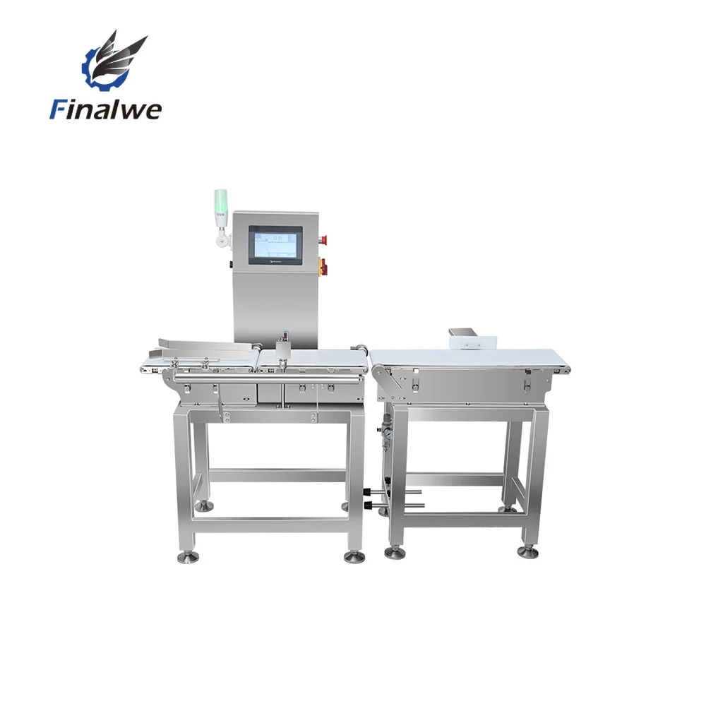 Fast Multi Head Check Weigher Automatic Weight Machine Checker Conveyor Check Weigher With Rejector System