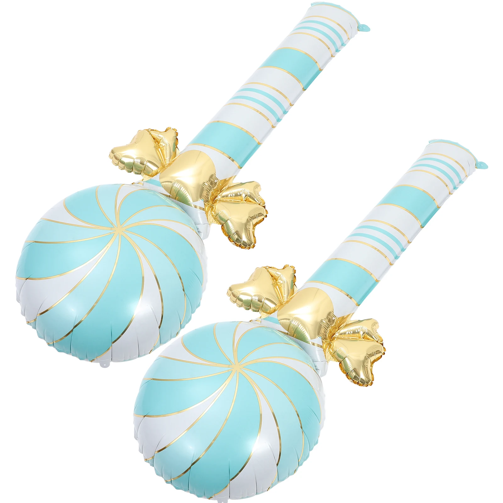 

Candy Cane Balloons Decorative Decoration Foil Decorations for Party Aluminum Number