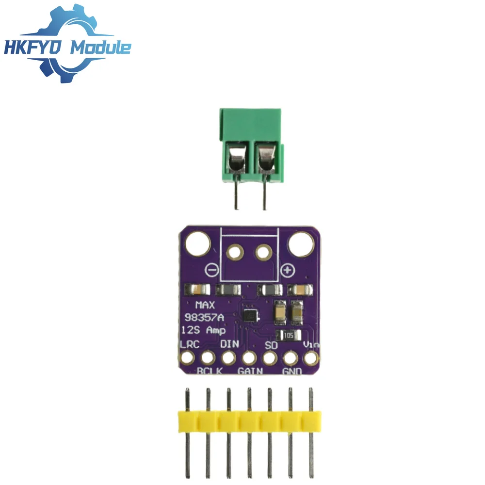 1-50 قطعة MAX98357A I2S مضخم الصوت من الفئة D - وحدة الطاقة الرقمية 3 وات لمكبرات الصوت التي تصنعها بنفسك وأنظمة الصوت الذكية