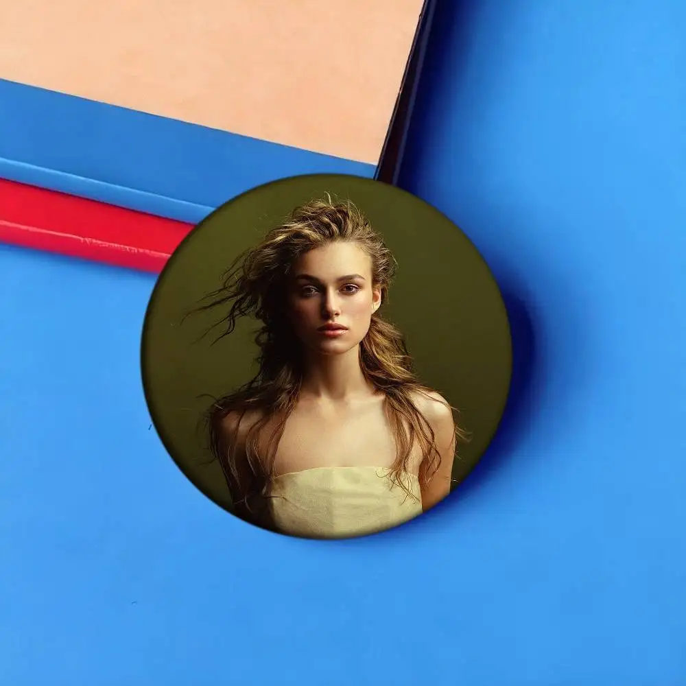 K-Keira كريستينا نايتلي صور دبابيس الإبداعية شارة مستديرة الهدايا دبابيس 32/44/58 مللي متر #5