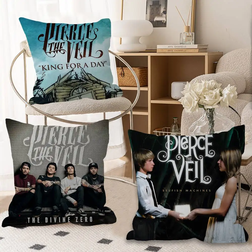 Pierce The Veil Music Band Collide with The Sky Album Cushion Cover Decorative Pillow Sofa Home Decor case pillow cases