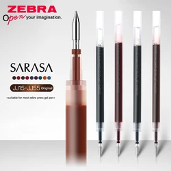 1pcs Zebra Gel Refill JF-0.5 Retro Color for JJ15/JJ55 Gel Pen Quick Dry Large Capacity Writing Smooth Office Stationery