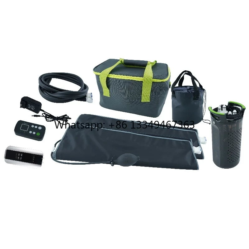 High-Efficient Dual Cold Compression Therapy Sports Recovery Leg Ice Cooling Boots Physical Therapy