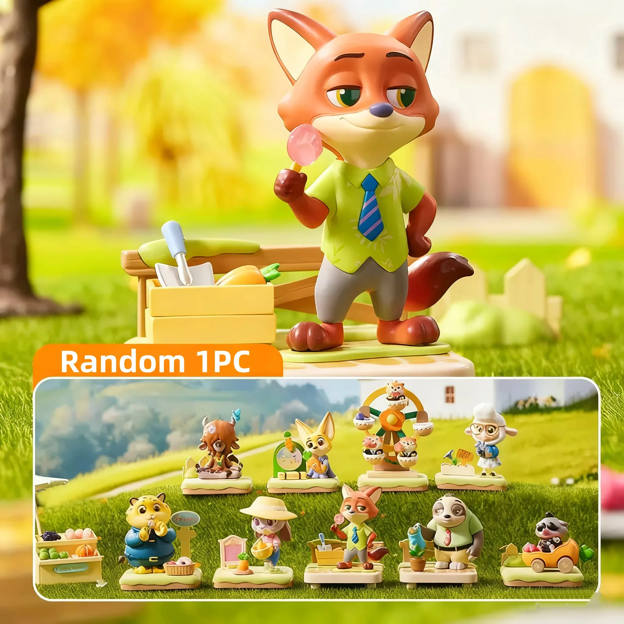 

New Disney Zootopia Autumn Manor Figure Blind Box Collectible Toy Anime Character Model Dolls Christmas Gift Random 1PC 2025