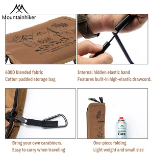 Mountainhiker-pamping portable Stool Folding, Ultra-Light Aluminum Alloy, Storage Chair, Mini Chair, Furniture Fishing, Picnic 6 Main Sales Banco Camping - №6