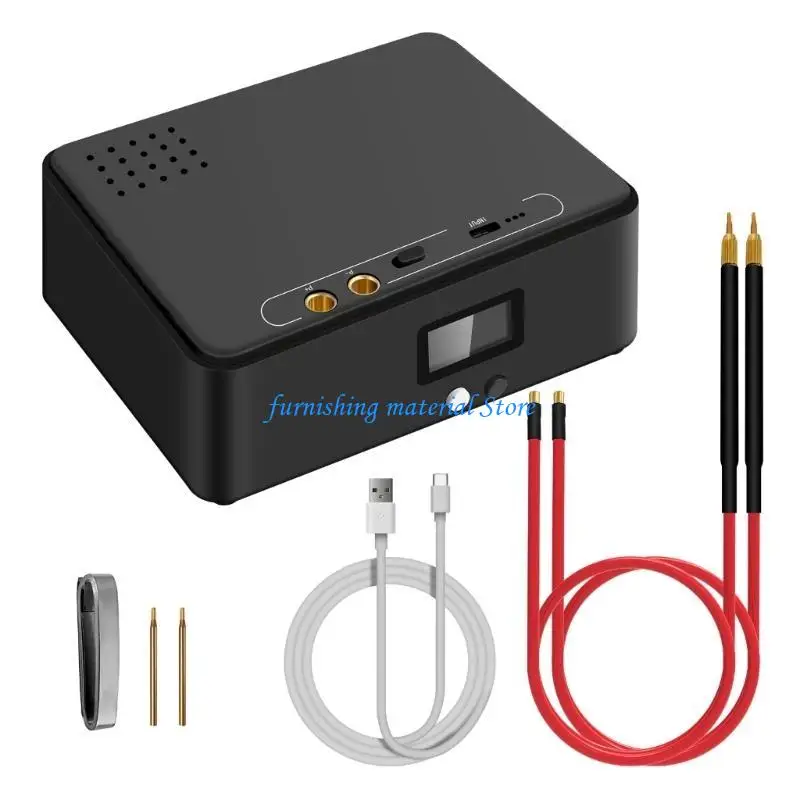 

Y5GD DIY Spot Welder with 30Power Gears for Accurate Welding 0.1-0.3mm Nickel Sheets