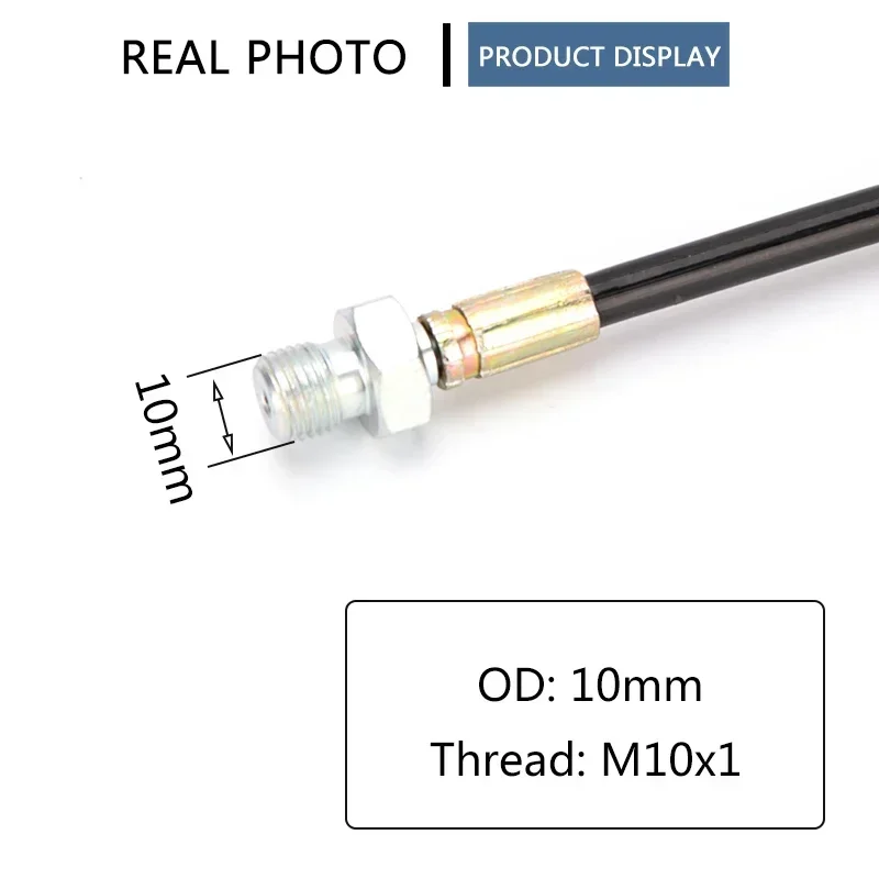 Mangueira de nylon de alta pressão, 20cm, rosca m10x1, pcp, recarga de ar pneumática, 40mpa, 400bar, 6000psi, peças e acessórios de bombas de ar