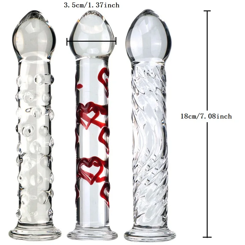 Love fairy stick Crystal Glass Dildo Penis Beads Anal Plug Butt Plug Sex Toys For Man Woman Couples Vaginal And Anal Stimulation