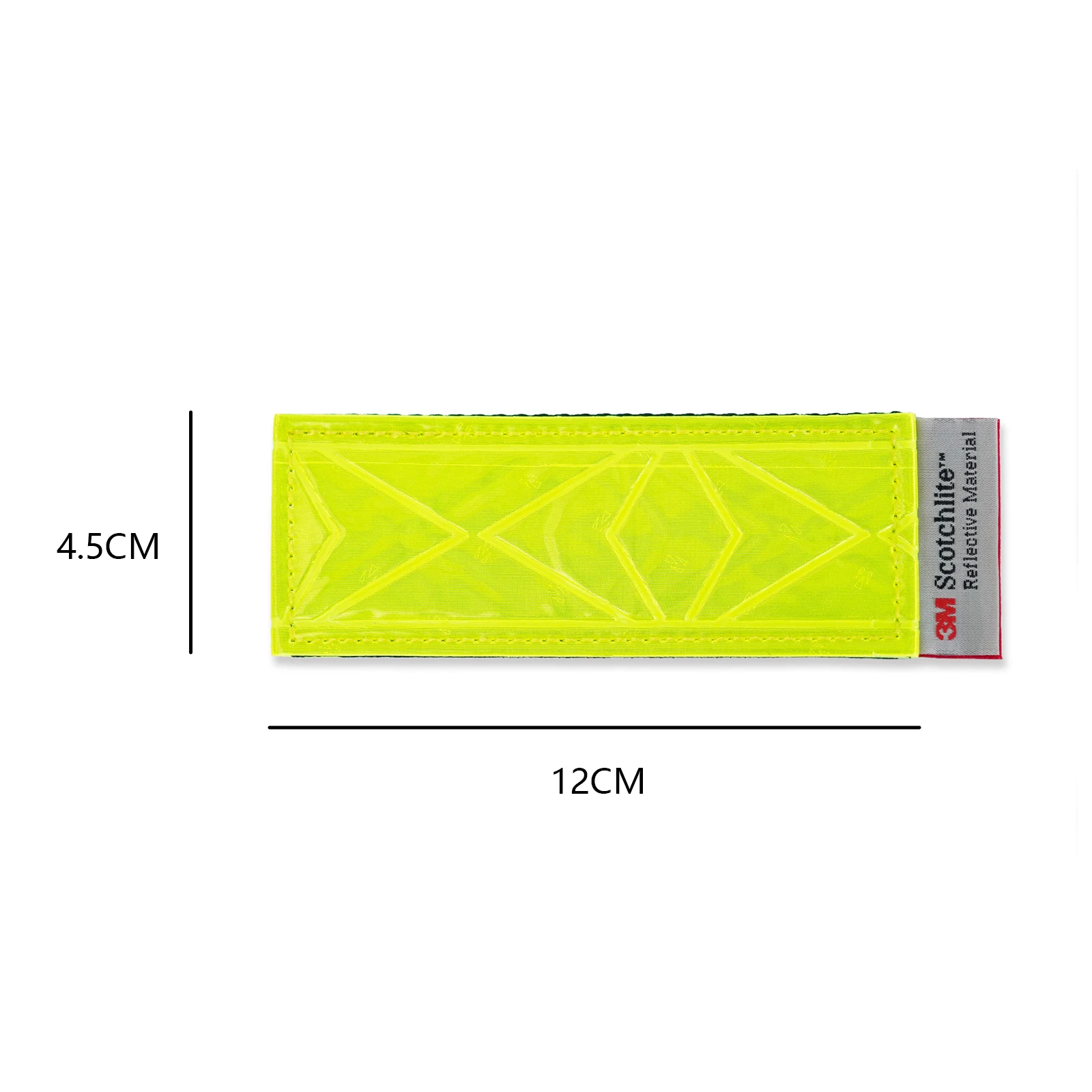 3M Material Reflective Warning Hook&loop Patches Backpack Vest Outdoor Bicycle Sports Reflective Warning Sticker