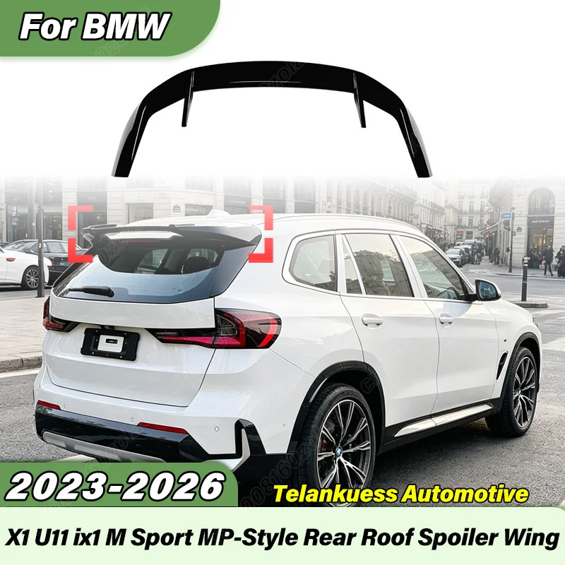 

For BMW X1 U11 Ix1 M Sport 2023 2024 2025 2026 Automobile MP Style Rear Trunk Spoiler Sports Racing Large Tail Wing Body Kit