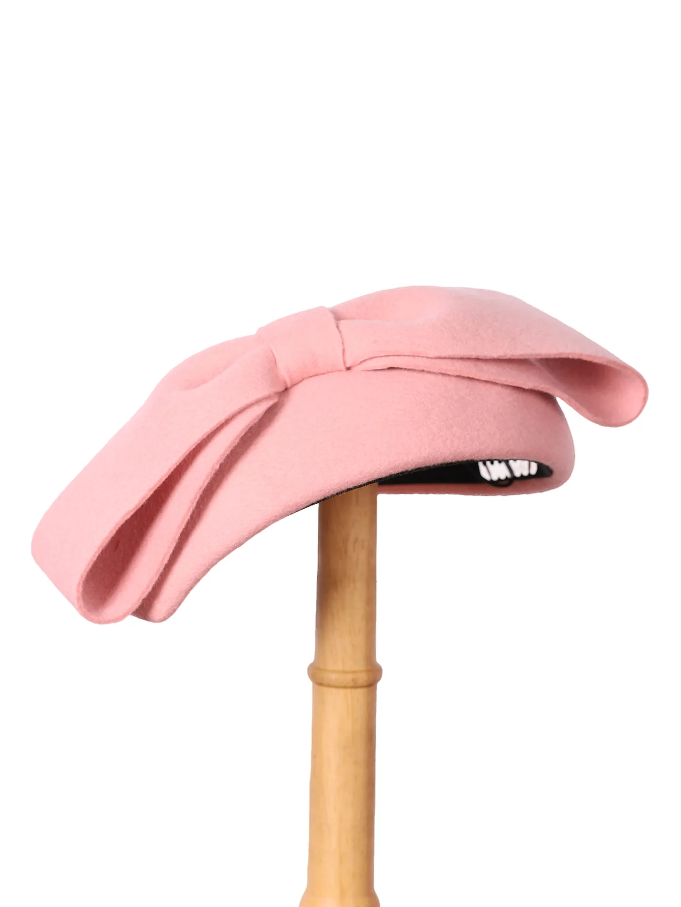 FS Wollfilz-Braut-Fascinator- und Derby-Hüte für Damen – Rote/Schwarze elegante Kirche, Kentucky Tea Party Hochzeit Pillbox Cap – Detail 21