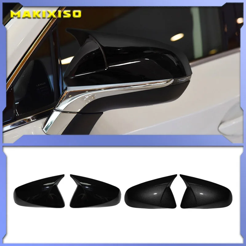 1Pair For Lexus NX nx200 nx200t nx300 nx300h RX rx200t rx330 rx300 rx350 rx450 2014-2019 Carbon Fiber Mirror Cover Caps