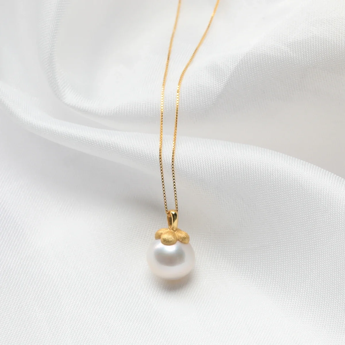 12mm natural aurora white round pearl necklace S925 Sterling Silver small mountain bamboo pendant date jewelry novel gift