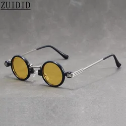Round Steampunk Sunglasses For Men Retro Fashion Punk Sunglasses Women Trendy Vintage Glasses Dropshipping Gafas De Sol Hombre