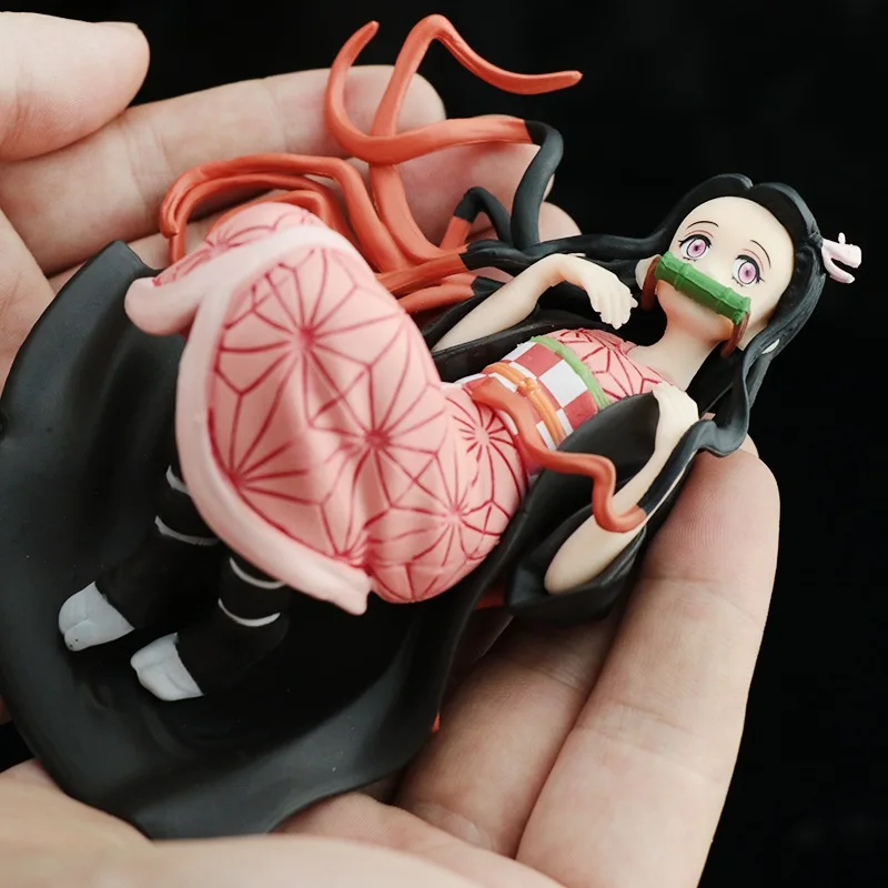 Kamado Nezuko figuras de acción Anime Demon Slayer figuras de PVC Kimetsu no Yaiba modelo Kits Manga Kits de modelismo GK juguetes adornos