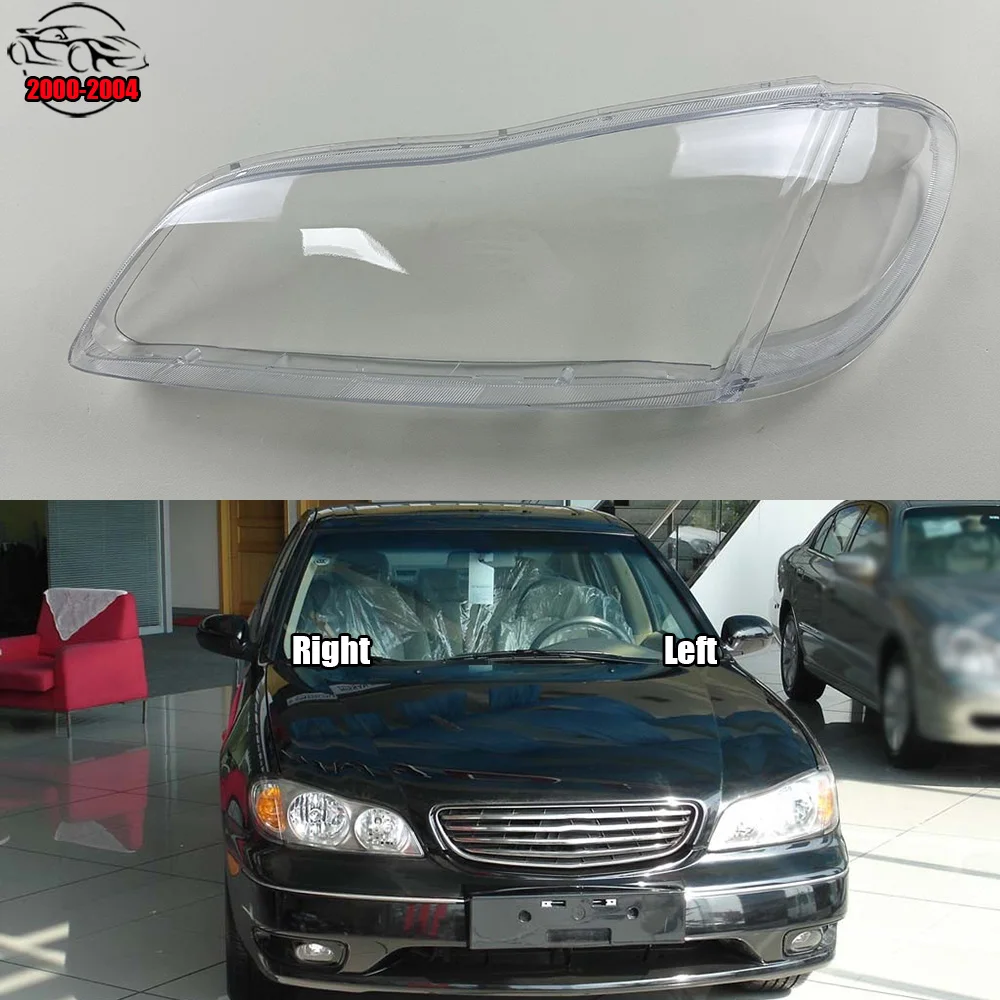 

For Nissan Cefino A33 2000-2004 Headlight Cover Transparent Headlamp Shell Lamp Shade Lens Replace Original Lampshade Plexiglass