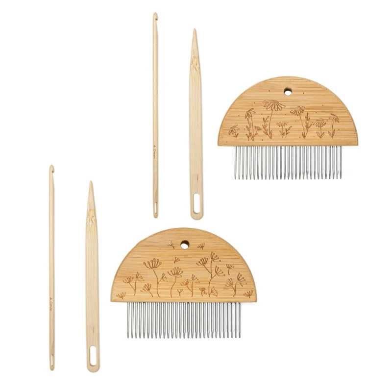 Tapestry Weaving DIY Tool Weaving Forks Tapestry Weaving Comb Beater Tapestry Comb Fine Teeth Comb Hand