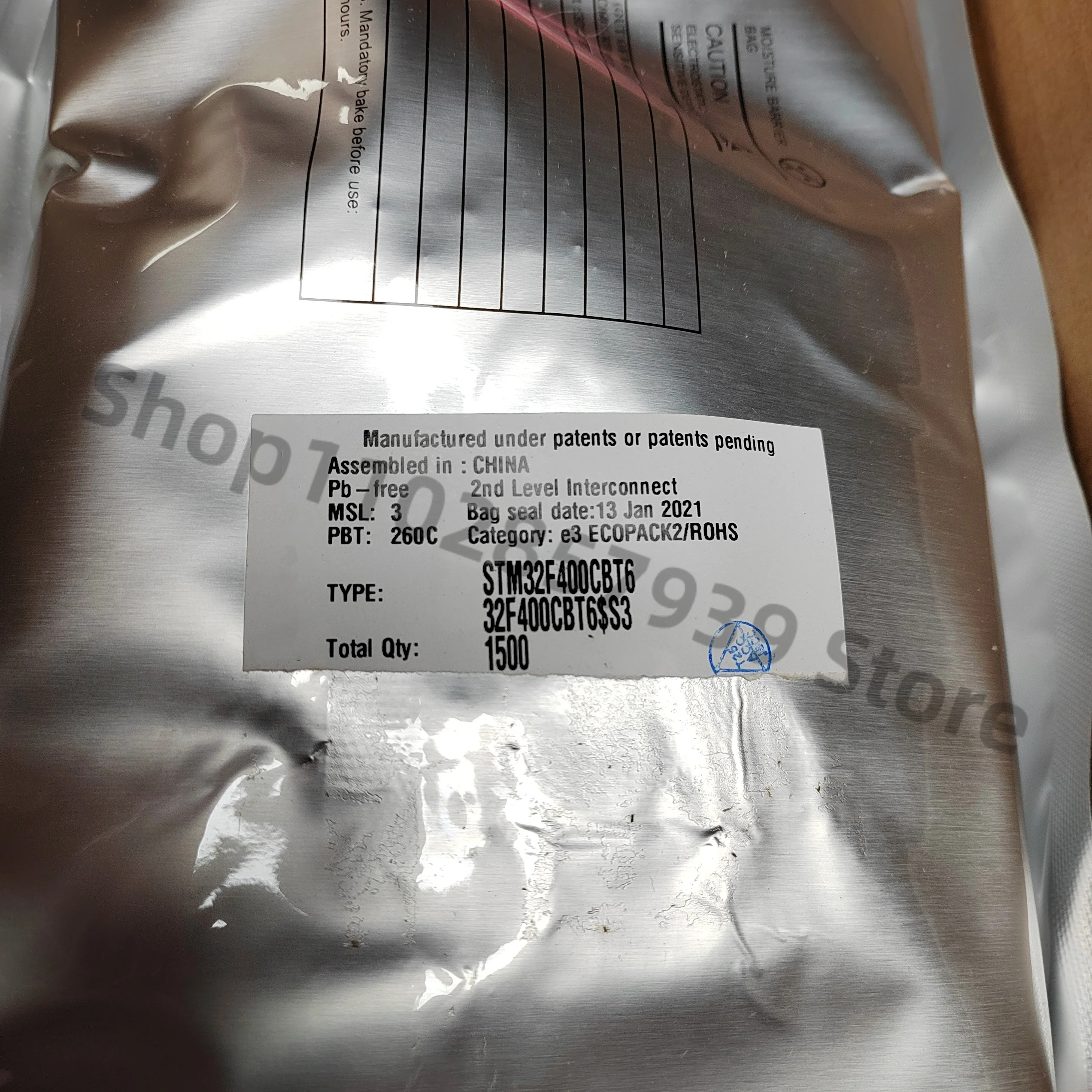 

STM32F400CBT6 QFP-48 10 шт./лот оригинальное место, бесплатная доставка