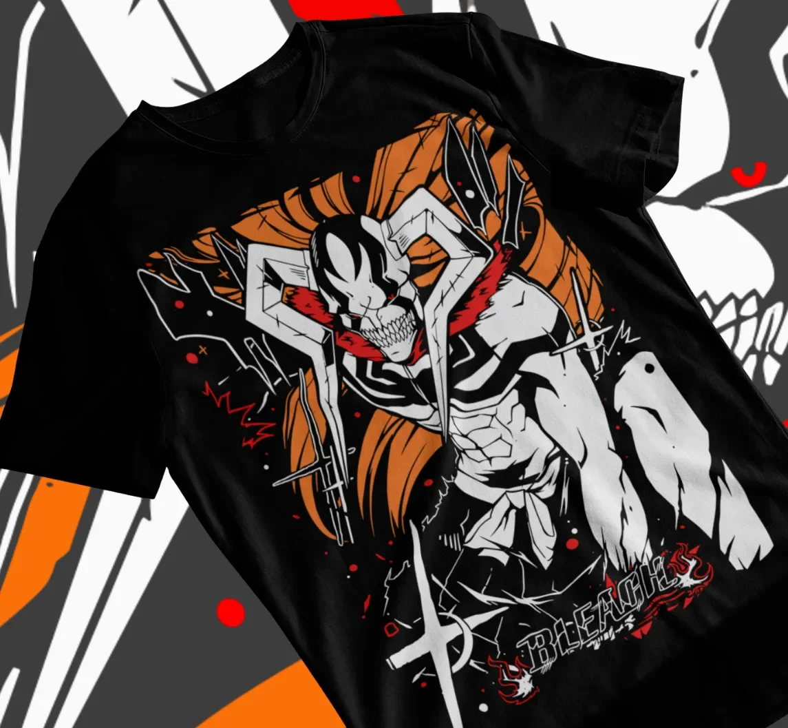 Bleach Ichigo Kurosaki Manga Strip Anime Unisex Tshirt T-Shirt Soft Tee